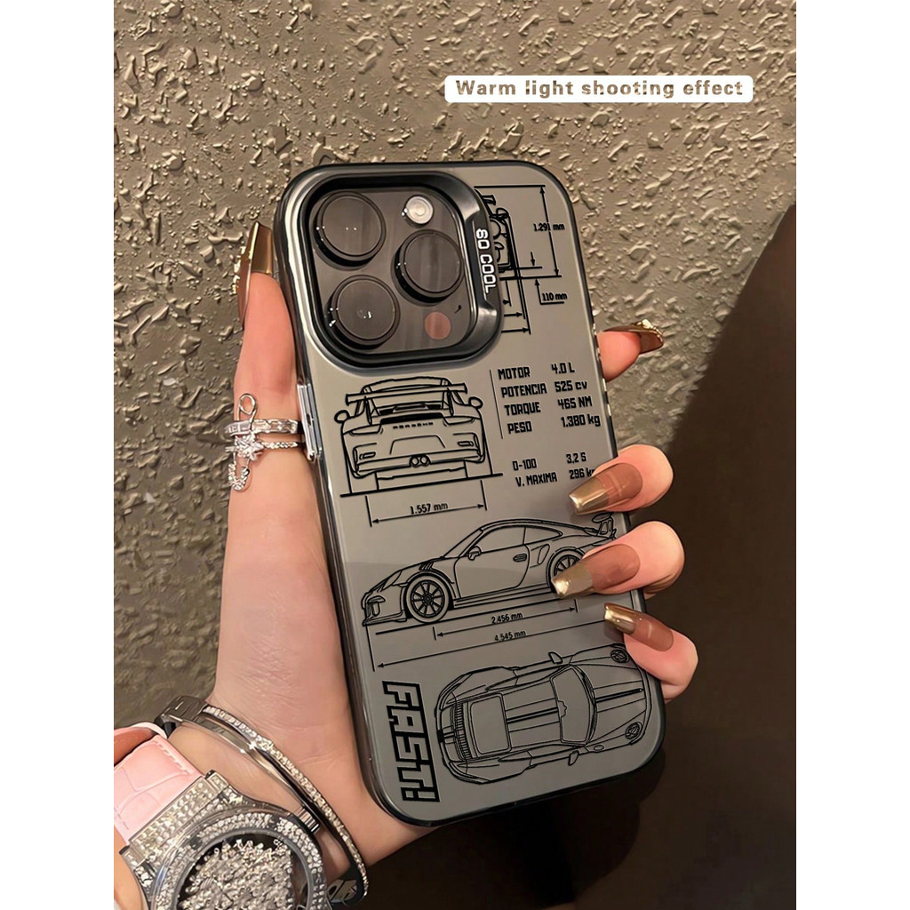 Casing Vivo motif Spesifikasi mobil sport untuk Vivo Y02 15 16 11 12 15 17 20 12 21 33 27 30 50 35 2