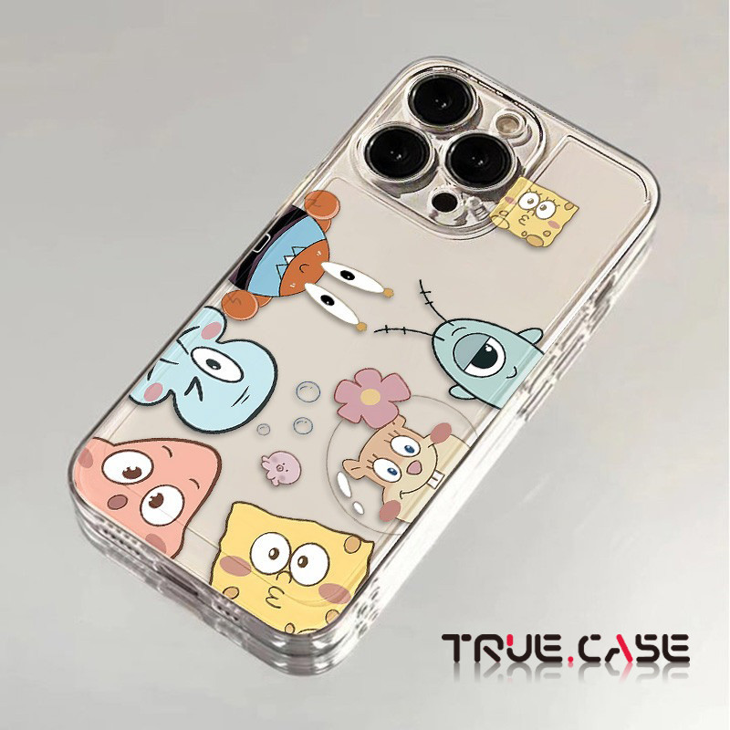 SpongeBob SquarePants Clear Casing Hp for IPhone 11 7Plus 8Plus X XS Max Cover for IPhone 12 Pro for
