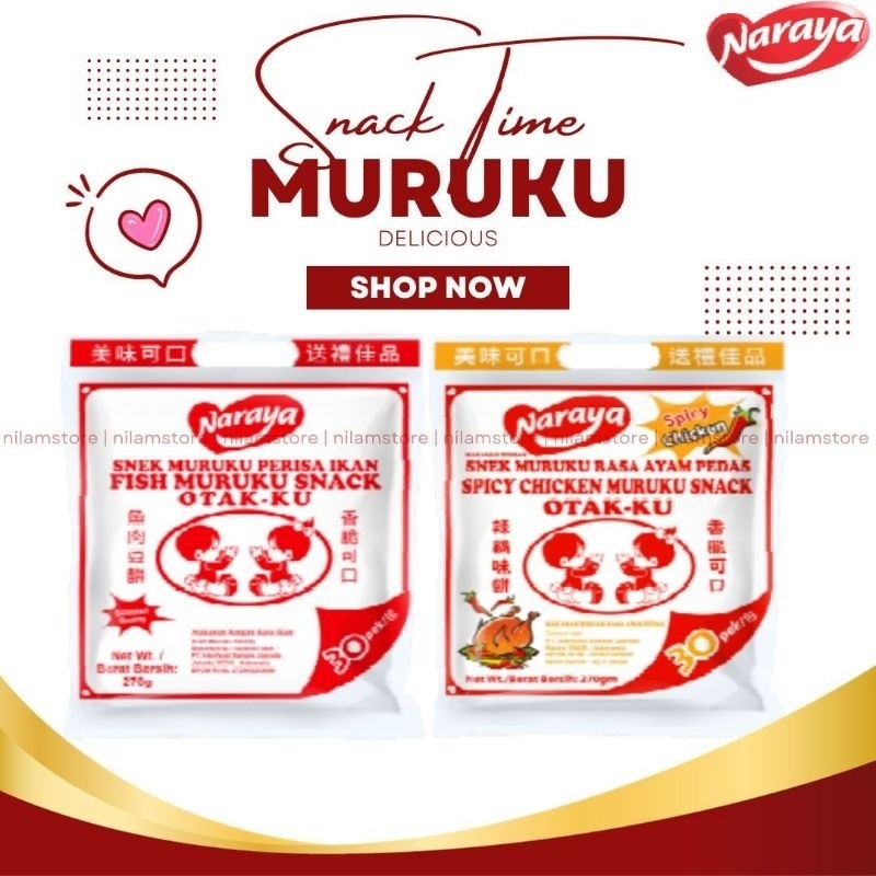 

Muruku Snack Ikan isi 30 pcs - Muruku Snack