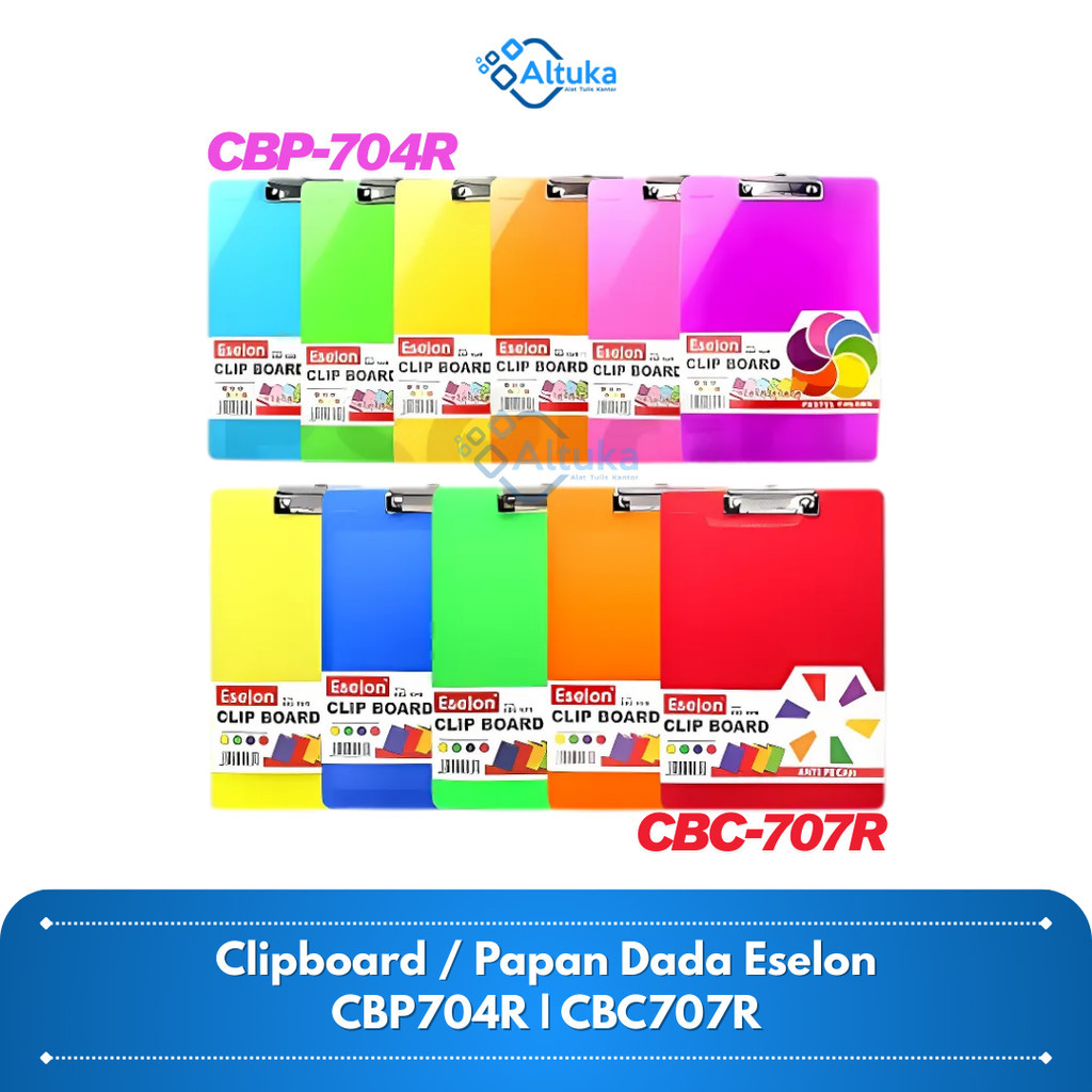 

Clipboard Eselon Pastel Colors CBP704R / Clipboard Eselon Fluorescent ANTIPECAH CBC707R