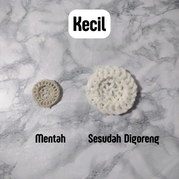 

SALE Kerupuk Kepang Putih Mentah Gurih 1 Kg Krupuk (Grade) - KecilTERLARIS