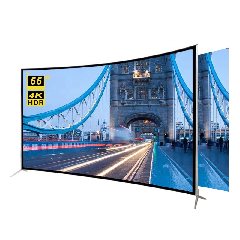 Advanced Customization STLF ZJW Curved Screen 55 Inch Smart TV 4K UHD LED Television Smart TV