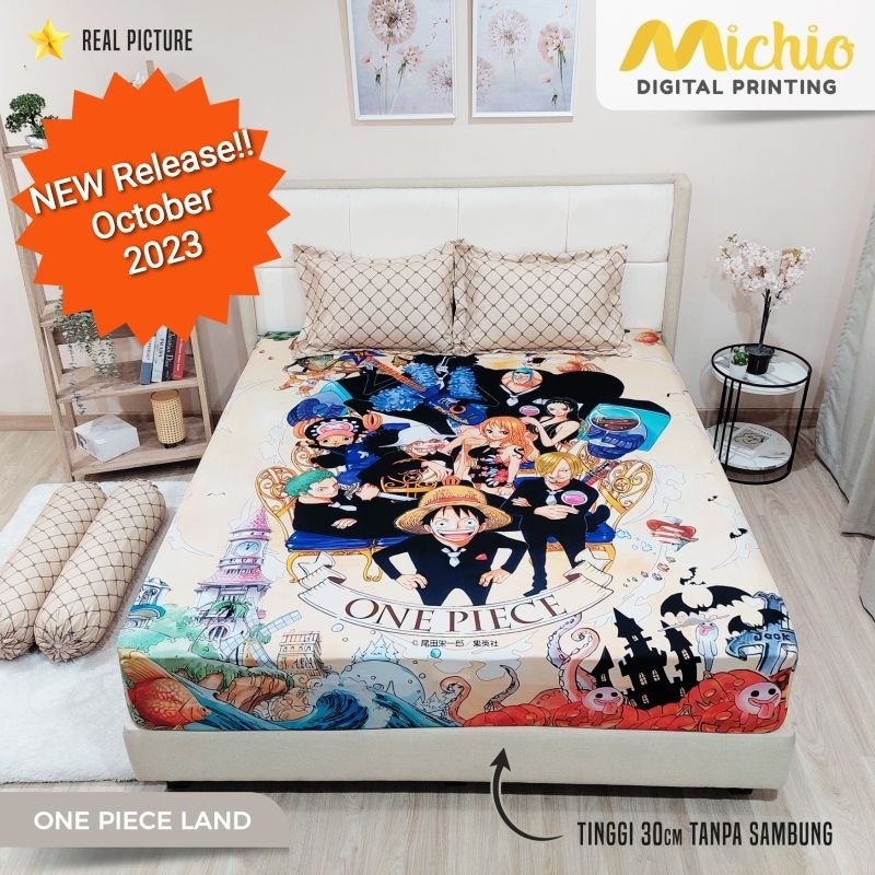 (NEW) MICHIO - Bisa COD Sprei Small Super Single Queen King Set 90 100 120 160 180 90x200 100x200 12