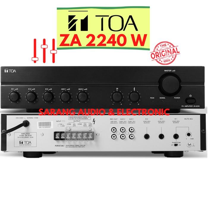 AMPLIFIER AMPLI TOA ZA2240W ORIGINAL TOA ZA 2240 W 240watt ZA2240 2240
