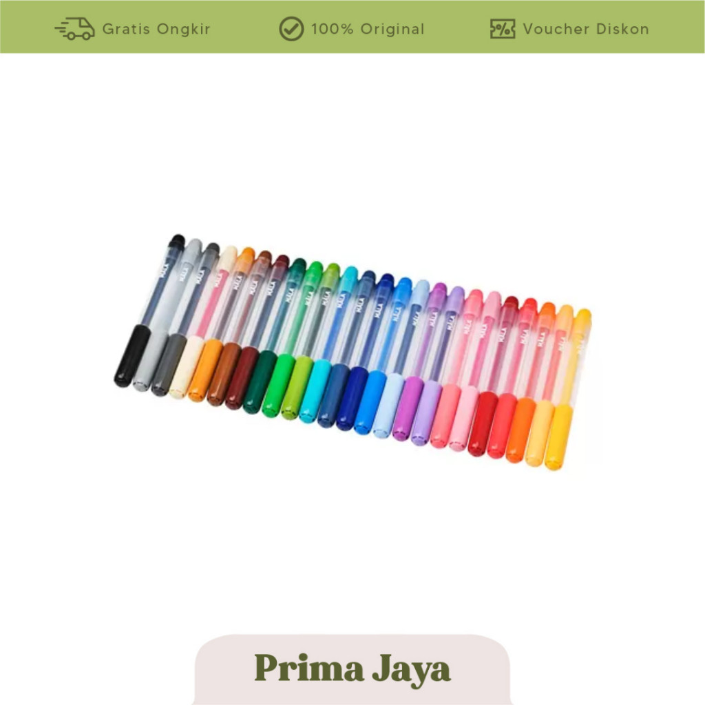 

PRODUK BARU IKEA MALA Pena tinta berwarna warni isi 24pcs / spidol mewarnai