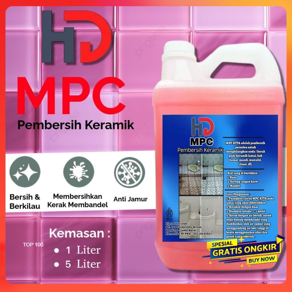 PROMOOO PEMBERSIH KERAMIK HD - PEMBERSIH KERAK WC - PEMBERSIH WC