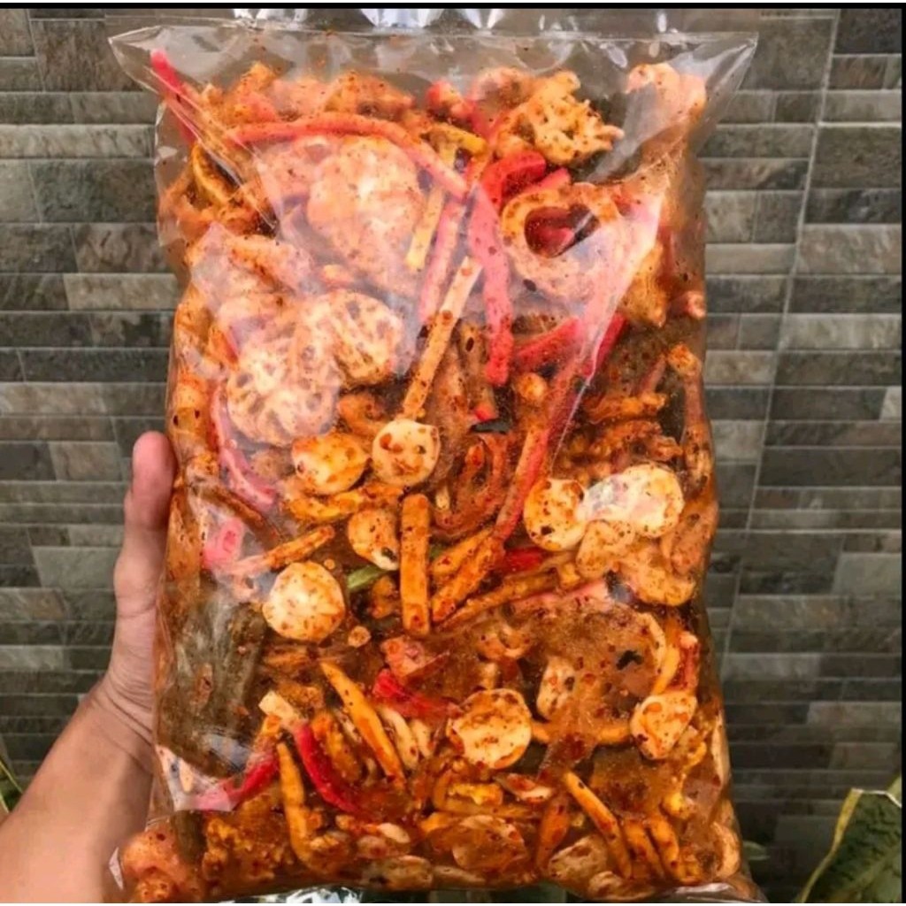 

SEBLAK MIX / SEBLAK CAMPUR / SEBLAK VIRAL PEDAS DAUN JERUK