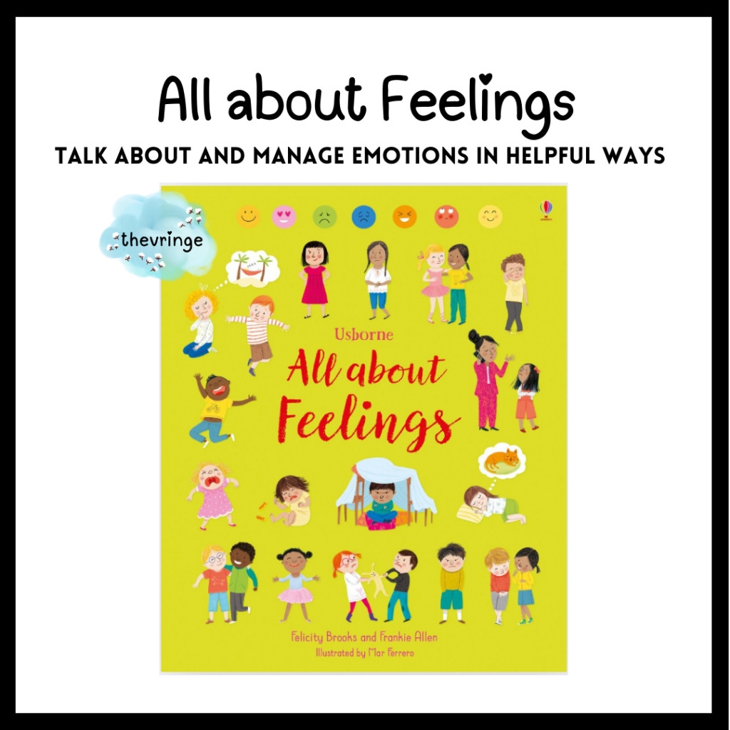 Usborne All about Feelings Book about emotions buku tentang emosi anak