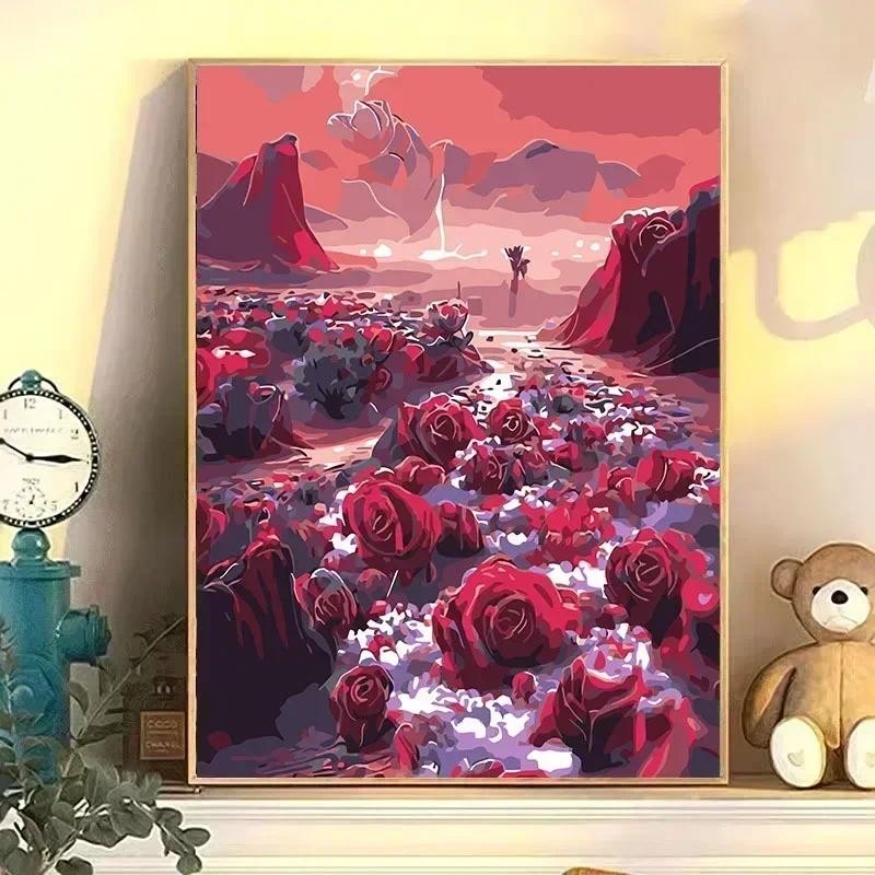 

8847858 Digital Oil Painting Coloring, Manual Coloring, Oil Painting With High Aesthetic Value