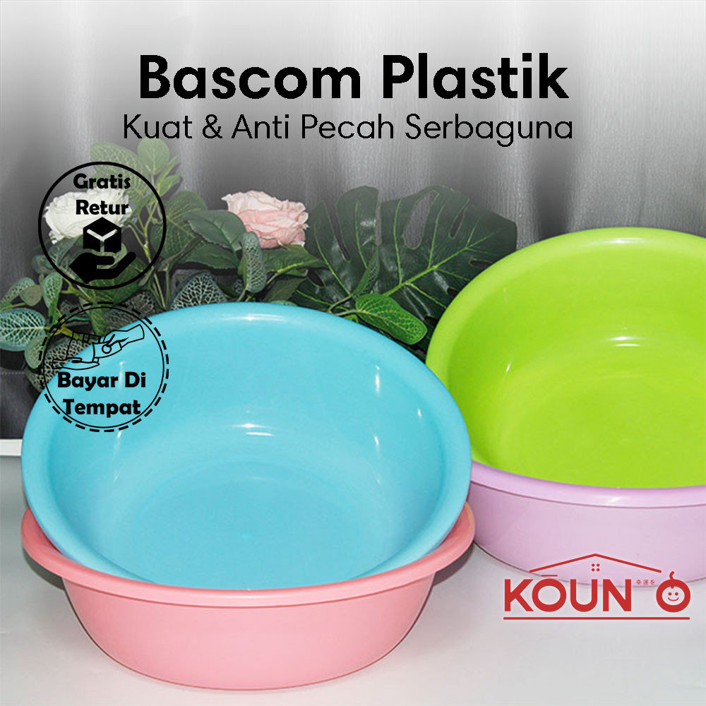 

Baskom Anti Pecah Serbaguna Baskom Plastik Warna Pastel Baskom Plastik Modern Warna Cantik Kuat Dan Tahan Lama