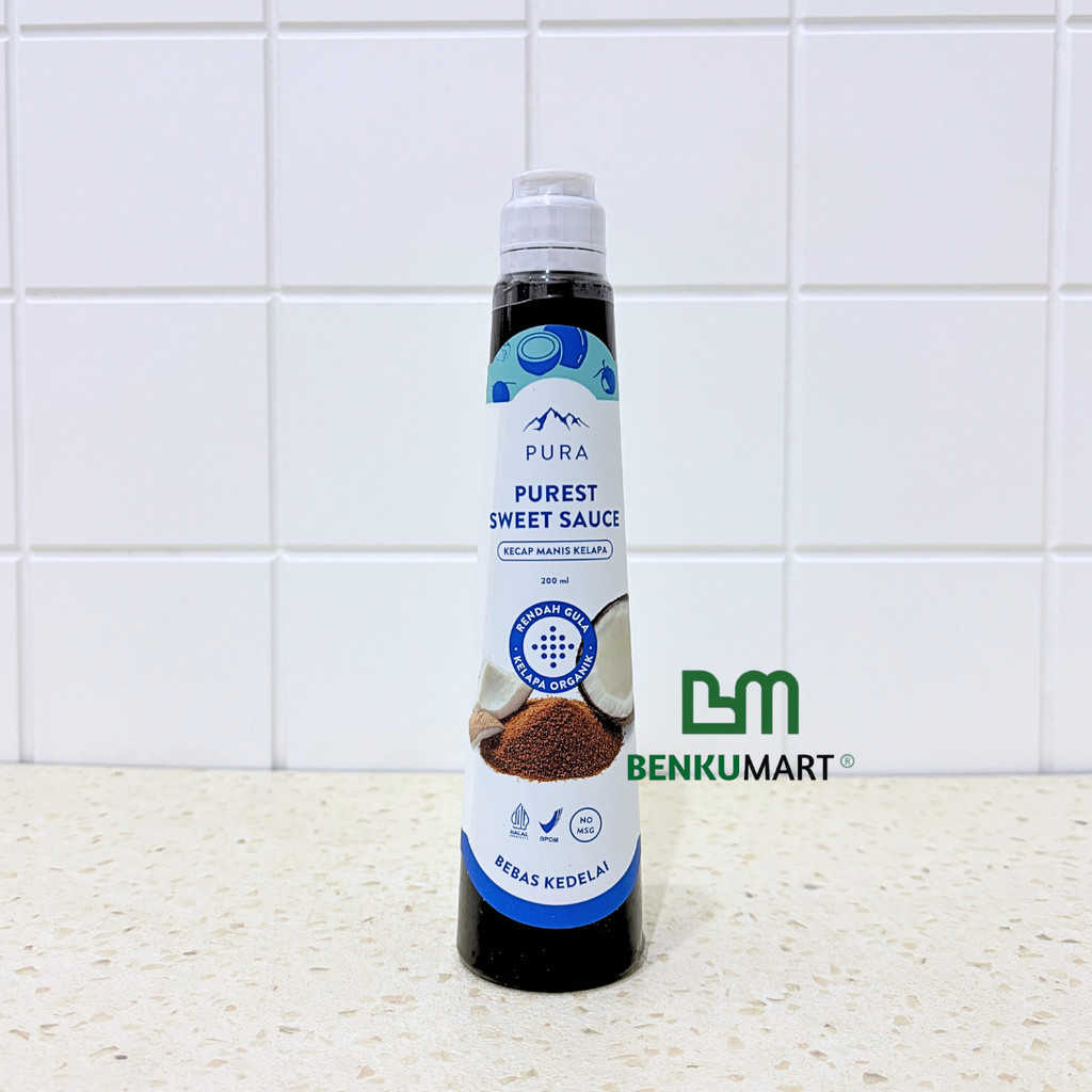 

Pura Kecap Manis (200ml) - Purest Sweet Sauce - Rendah Gula - Organik - Rendah Kalori - Kecap Manis Kelapa - Kecap Manis MPASI Anak