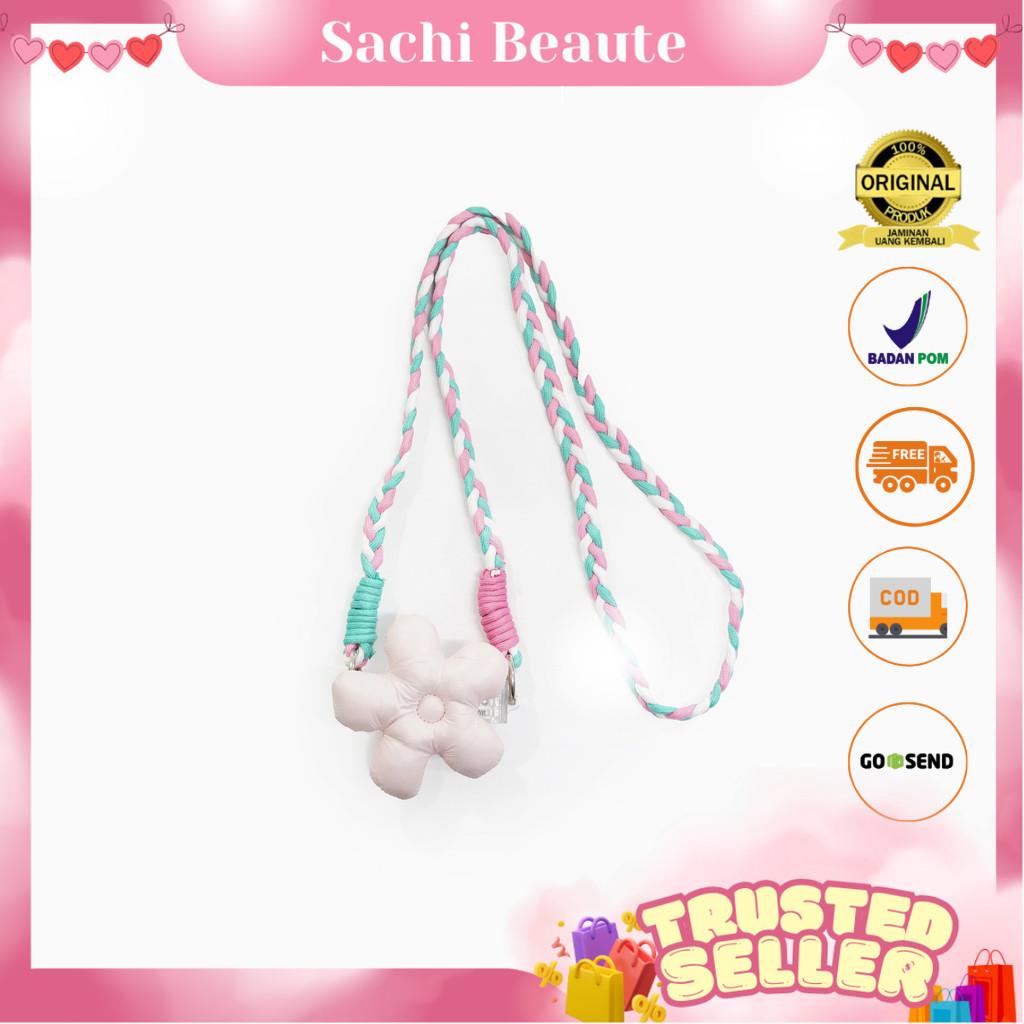 

[Gift Not For Sale] Emina Lanyard Bunga gantungan name tag