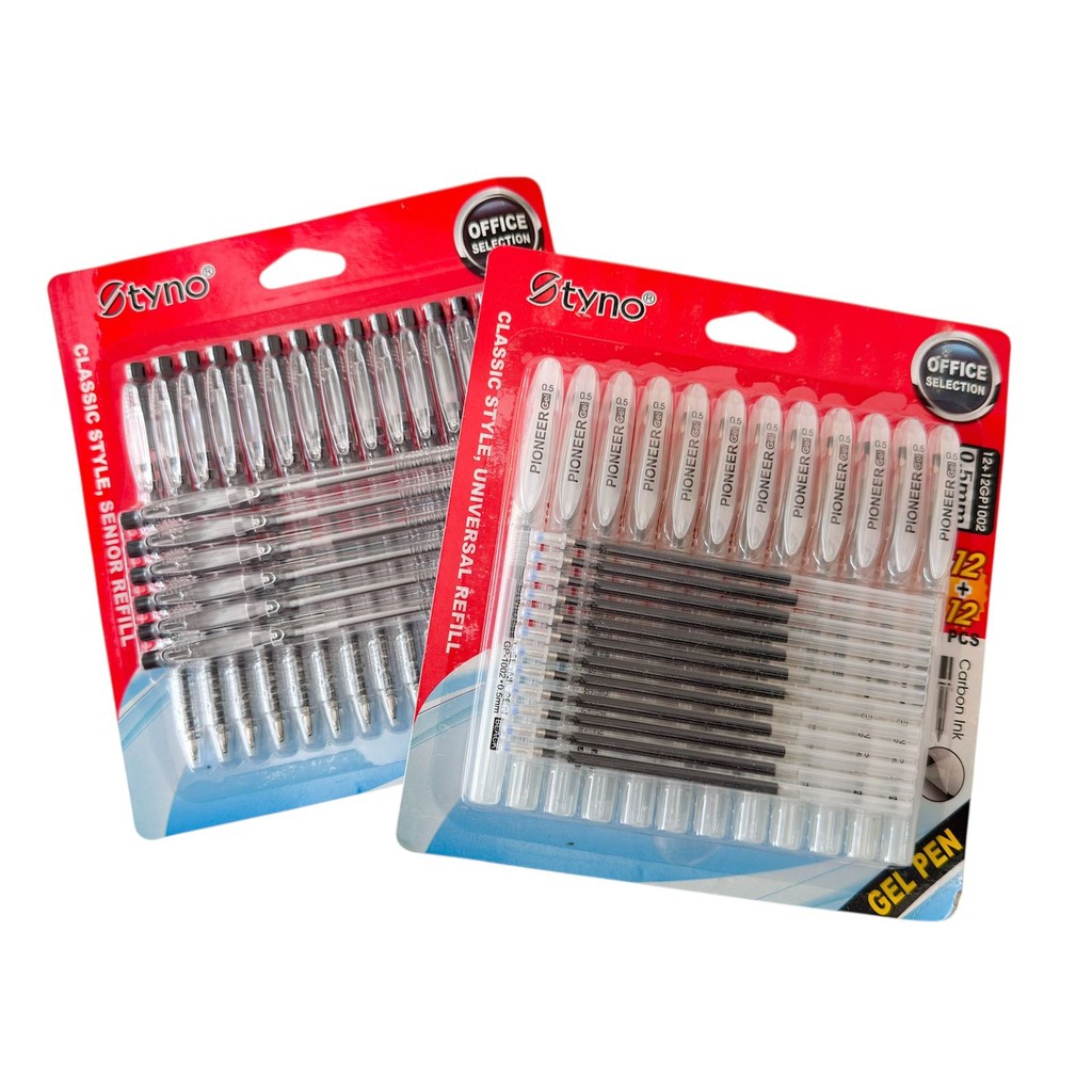 

BOLPEN HITAM STYNO ISI 18 PCS / BOLPOIN HITAM MURAH ISI 18