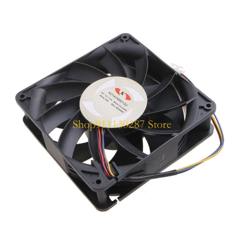 J1HC KZ14038B012U Cooling Fan 4Pin for whatsminer 12V 7.2A 14 for cm M20S M21S Cooler