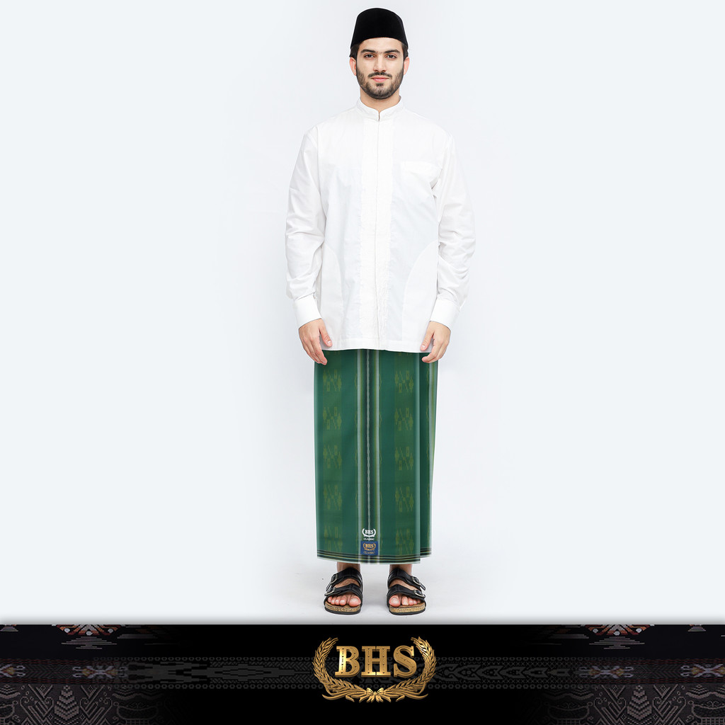 Sarung BHS Classic Gold Motif C44 DKA SJ Hijau