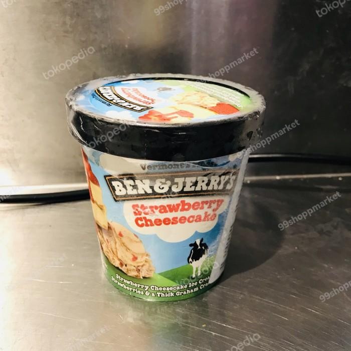 

ice cream ben and jerry's strawberry chersecake 473 ml |Es krim USA