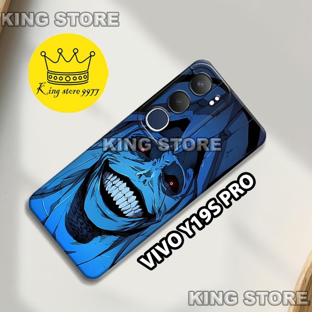 (KS22)  Softcase karet untuk VIVO Y19S PRO Motif gambar karakter Anime/casing VIVO Y19 PRO terbaru/k