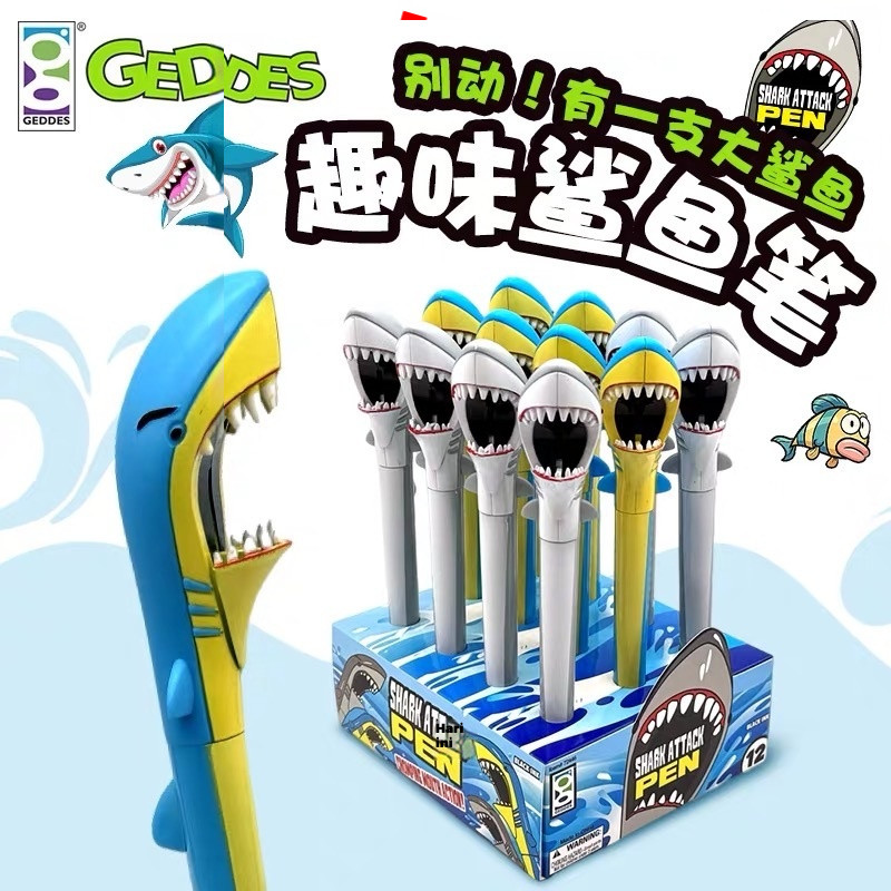 

Pena Pistol Air Semprot Bentuk Hiu Pena Bolpoin Gaya Sama Klip Lucu Prank Bergerak Mahasiswa Keripik Kentang Alat Tulis Unik