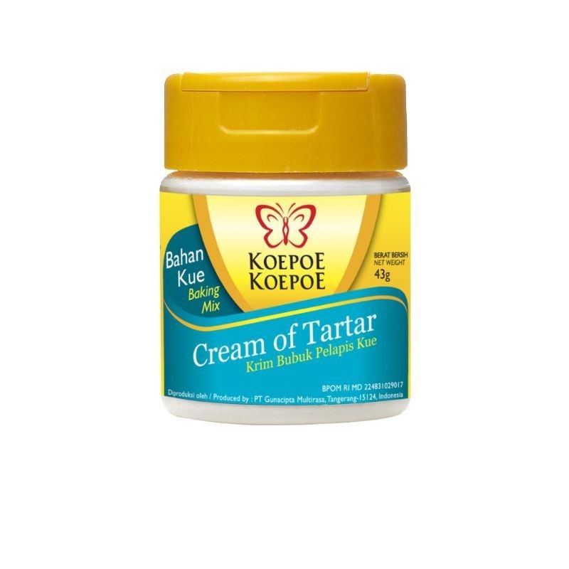 

Cream of Tartar Cream Bubuk Pelapis Kue 43gr - AMY
