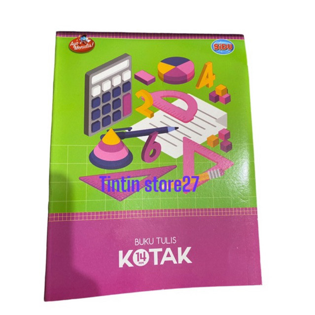 Buku Tulis Kotak Besar - Buku Tulis Sidu (pcs)