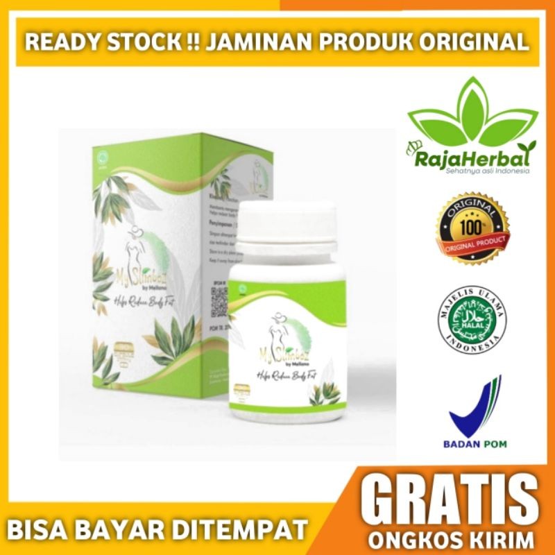 100% ASLI My Slimboz Asli Obat Penurun Badan Herbal Original Pelangsing Ampuh