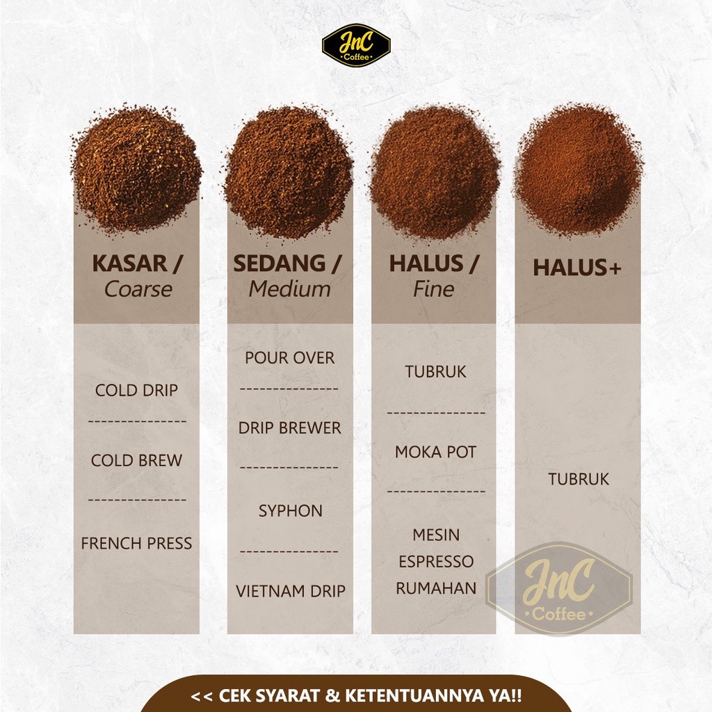 

JAMIN MURAH !!!JnC House Blend Silver 100% Biji Kopi Arabika 500 Gr Kopi Susu Espresso(BISA LANGSUNG ORDER)