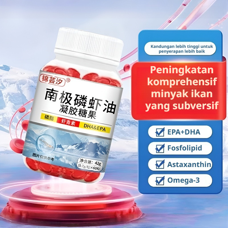 

Minyak Krill Antartika Jinyunxi Minyak Ikan Astaxanthin Lesitin,Rasakan suplemen makanan terbaik dengan kombinasi