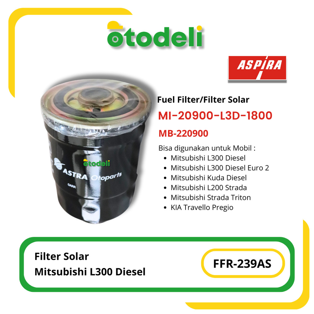 Fuel Filter Mitsubishi L300 Aspira