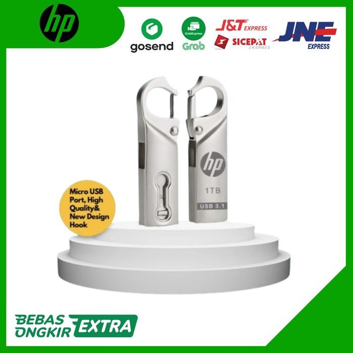 Flashdisk OTG HP USB Micro 1TB 2TB USB Flash Drive Metal Waterproof - 2 tb