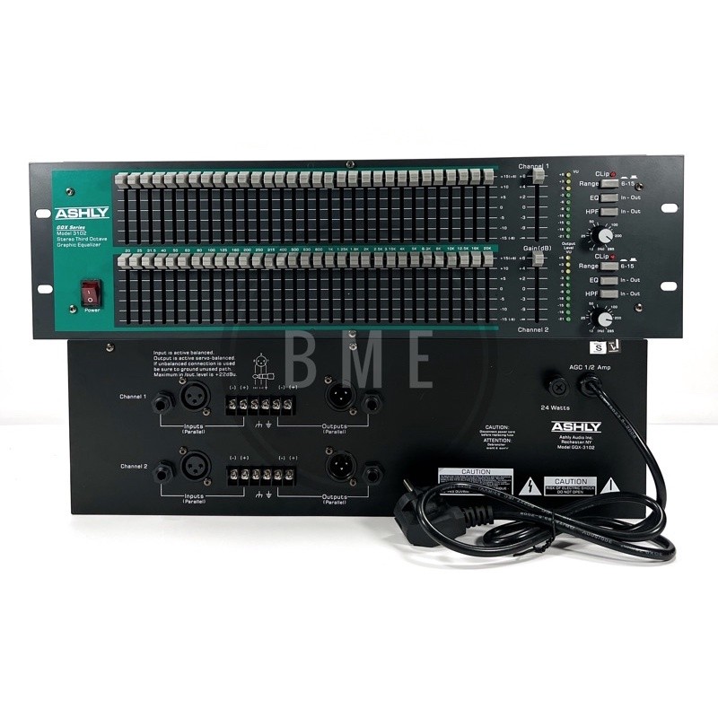 DISKON EQUALIZER ASHLY GQX 3102/GQX3102 ( 2 x 31 CHANNEL ) GRADE A++ ORI