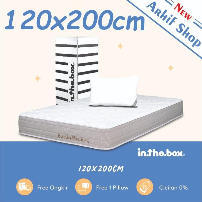 Promo SPRING BED KASUR IN THE BOX inthebox 120x200 (Full)