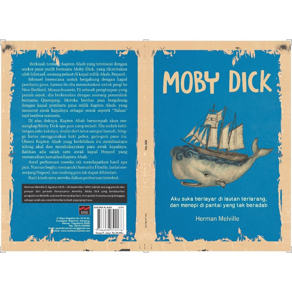 Buku Moby Dick Herman Melville