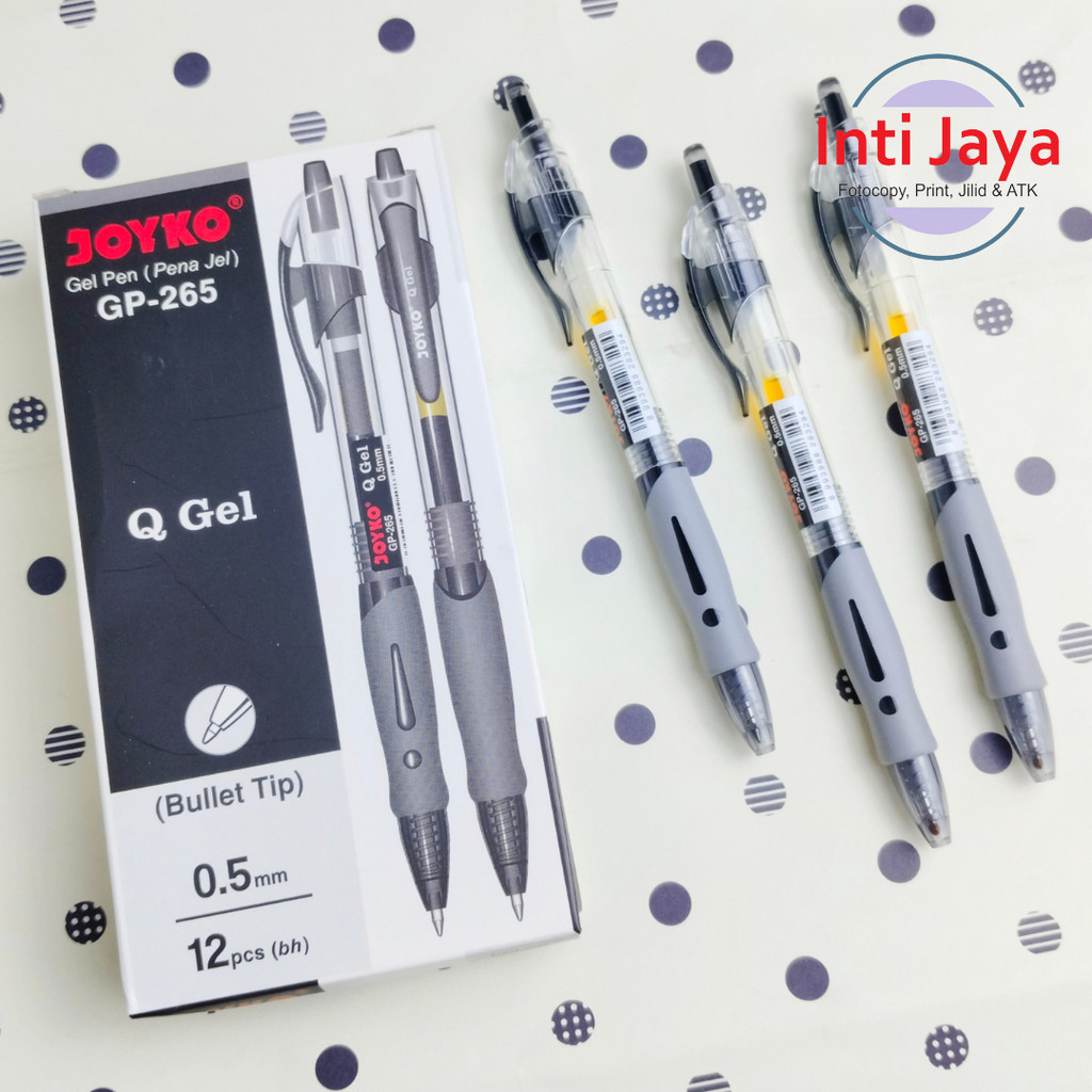 

Pulpen Joyko Q Gel Pen GP-265 0,5 mm perLusin