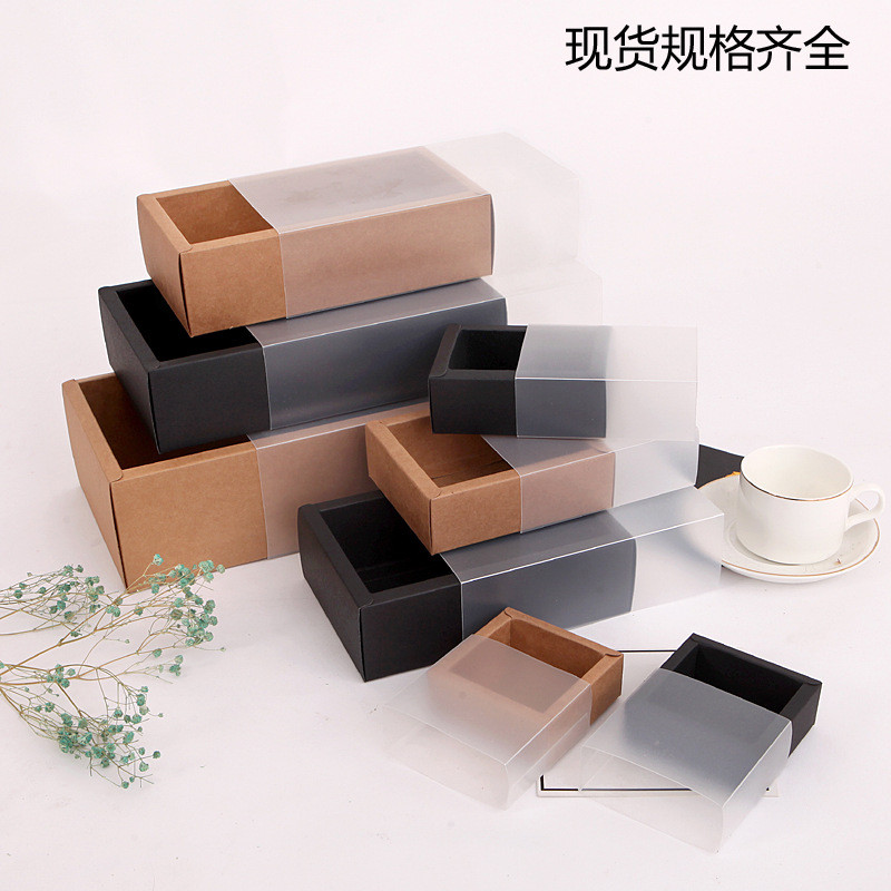 Kotak Hampers Premium Sliding/Geser Transparan /Kotak Kado Edisi Spesial + Tutup Mika Transparan /Ko