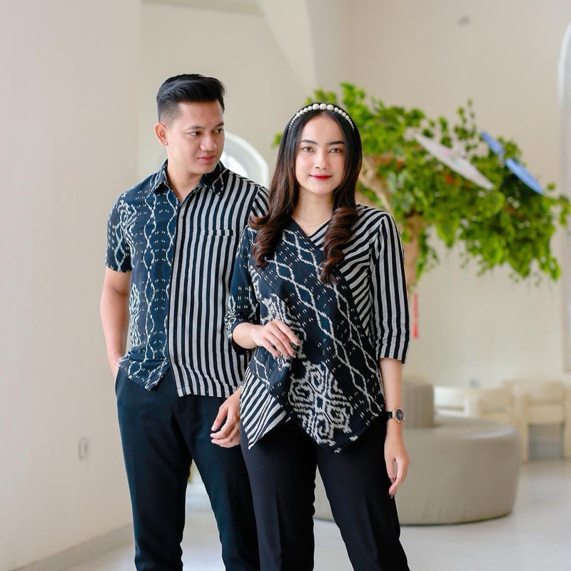 SET BLUSS TENUN LURIK JEPARA - BLUS TENUN TERBARU - SET PAKAIAN TENUN TERBARU