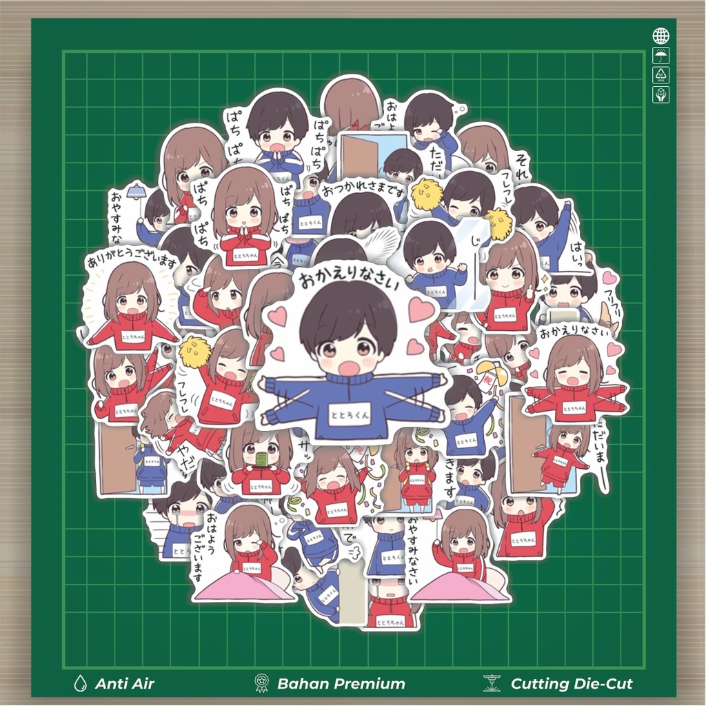 

HOT 50 PCS STIKER Stiker Totorokun & Totorotyan Stiker Fashion Cars Decal Dingin Kartu Album Custom Vinyl Anti Air- Sticker Aesthetic Buku Journal Koper Casing HP Tablet Laptop Helm Motor Botol Minum