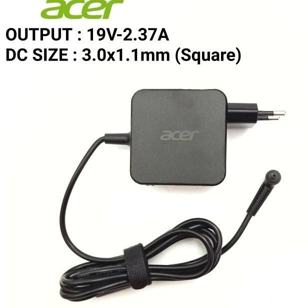 Adaptor Charger Laptop Acer Swift 19V 2,37A 45W (3.0*1.1) Petak Plug In