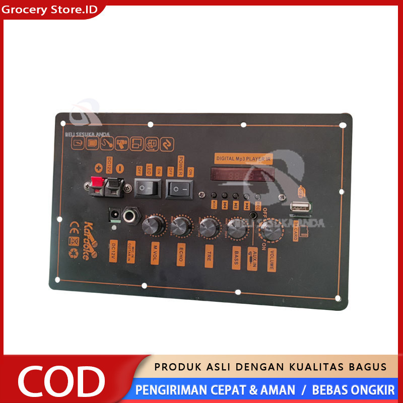 Papan Decoder Amplifier Audio / Daya Pemutar MP3 USB Untuk Audio Kendaraan Accs / Kit Speaker Blueto