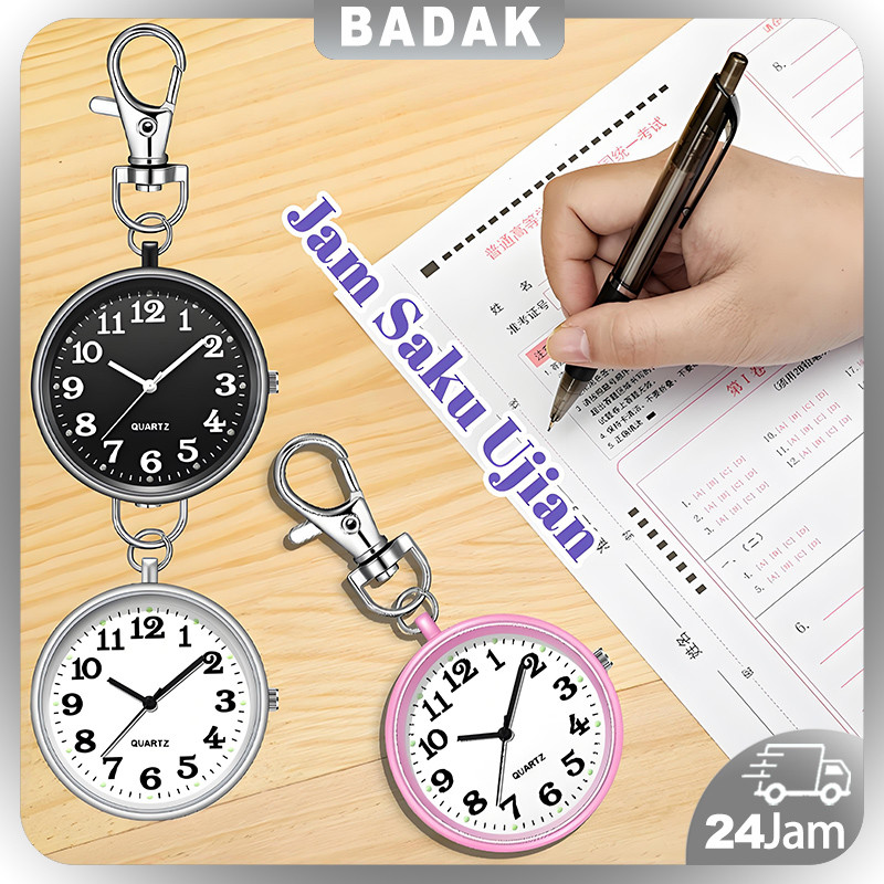 Jam Saku Gantungan Kunci/Dokter Nurse Watch Jam Saku Perawat/Perawat Mini Hadiah