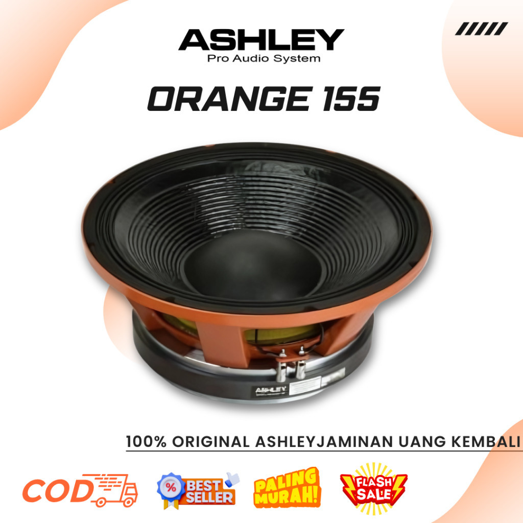 Speker Ashley Orange 155 Voice Coil 5 Inchi