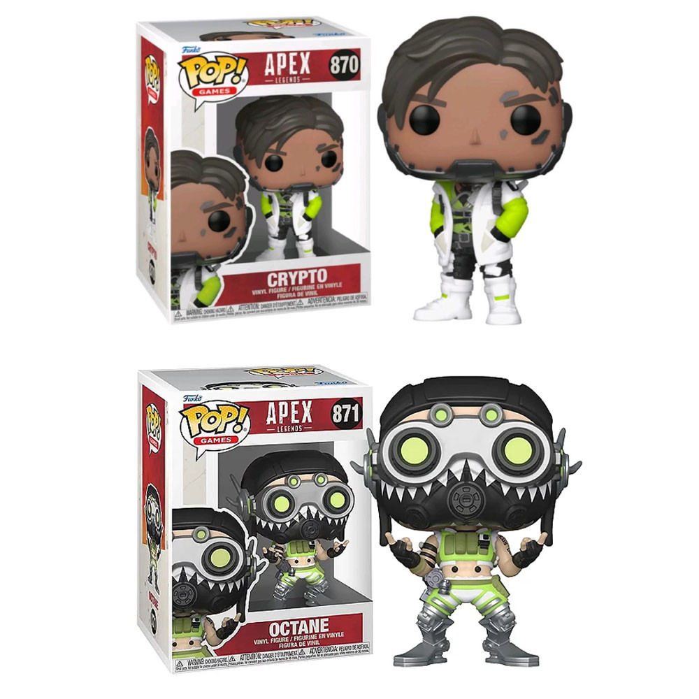 Funko Pop Games Apex Legends Octane #871 Crypto #870 Vinyl Action Figure Collection Toys Gifts for K