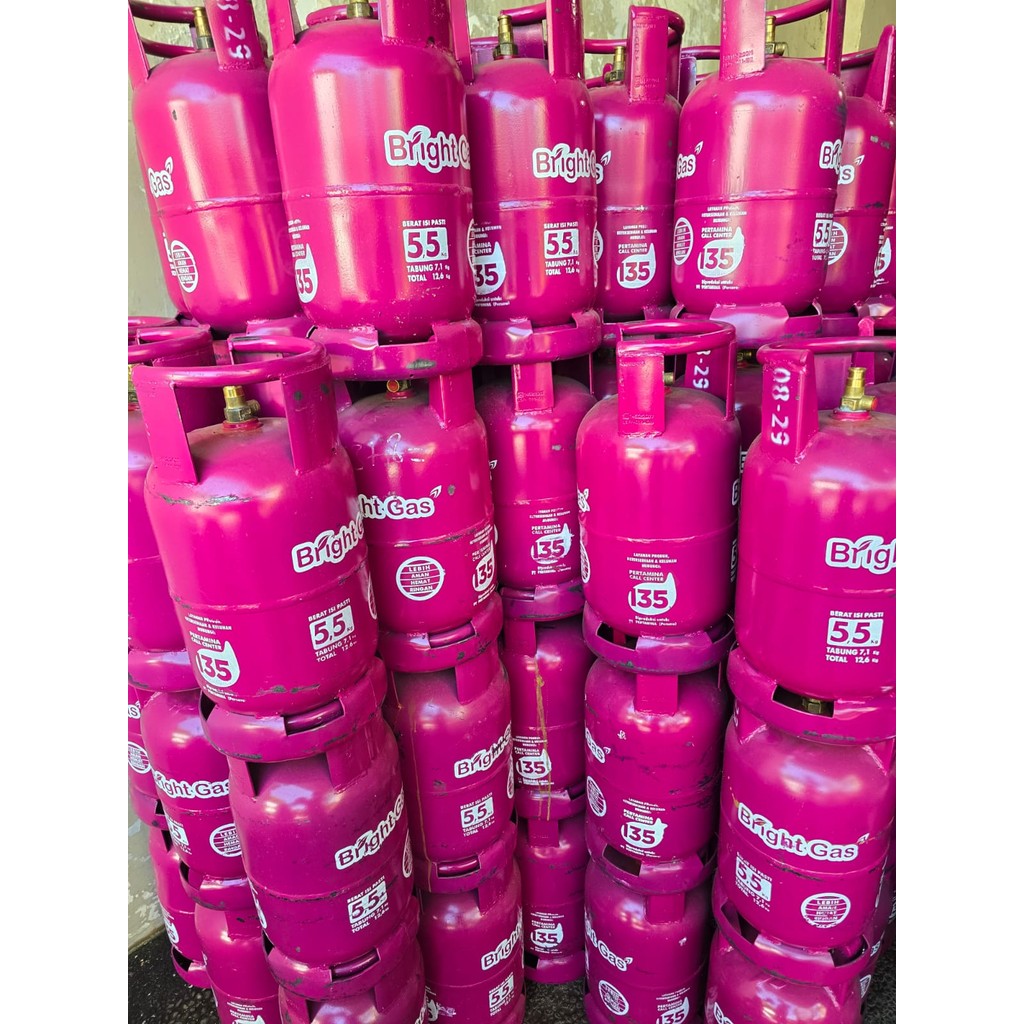 TABUNG BRIGHT GAS 5.5 KG / TABUNG BRIGHT GAS 5.5KG / TABUNG BRIGHT GAS 5,5 KG / TABUNG BRIGHT GAS 5,
