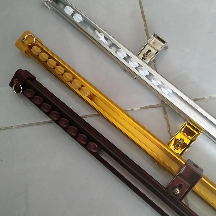 Rel Kotak Deluxe coklat Gorden lonjoran - silver