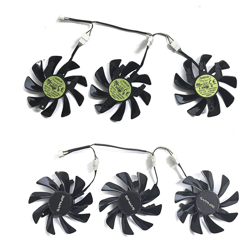 85MM T129215BU T129215SU DC 12V 0.5A 4PIN For Sapphire Radeon R9 FURY 4GB HBM Tri-X OC Graphics Grap