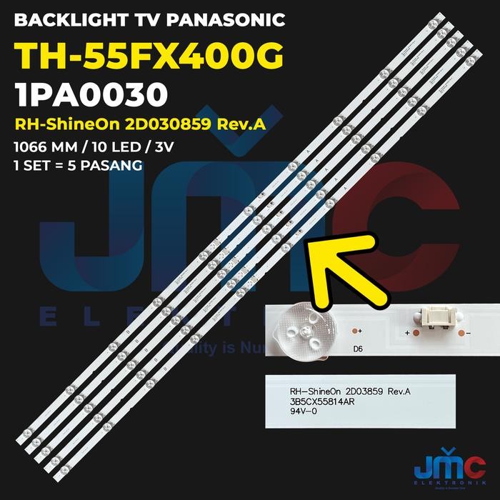 WP99 Backlight TV Panasonic 55 Inch TH-55FX400G TH55FX400G