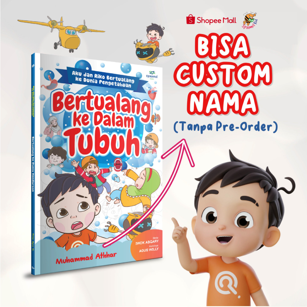 Buku Komik Bergambar Anak Special Riko The Series - Bertualang Ke Dalam Tubuh