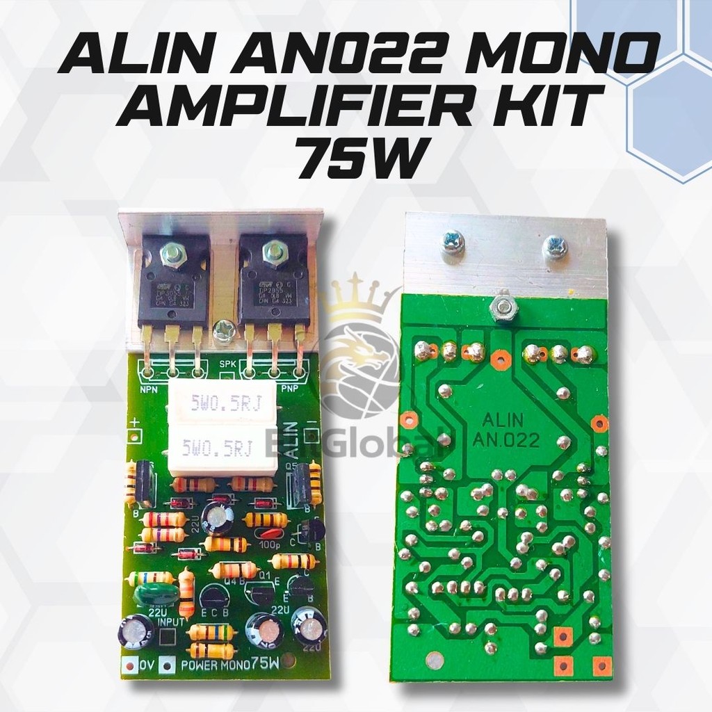 Power Amplifier Kit OCL 75W Mono Alin
