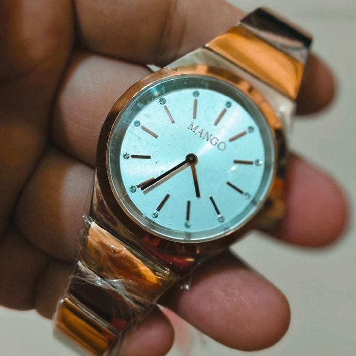 ORIGINAL MANGO JAM TANGAN WANITA CEWEK BEKAS SECOND SEKEN PRELOVED QUARTZ MULUS KEREN ANTI AIR 100% 
