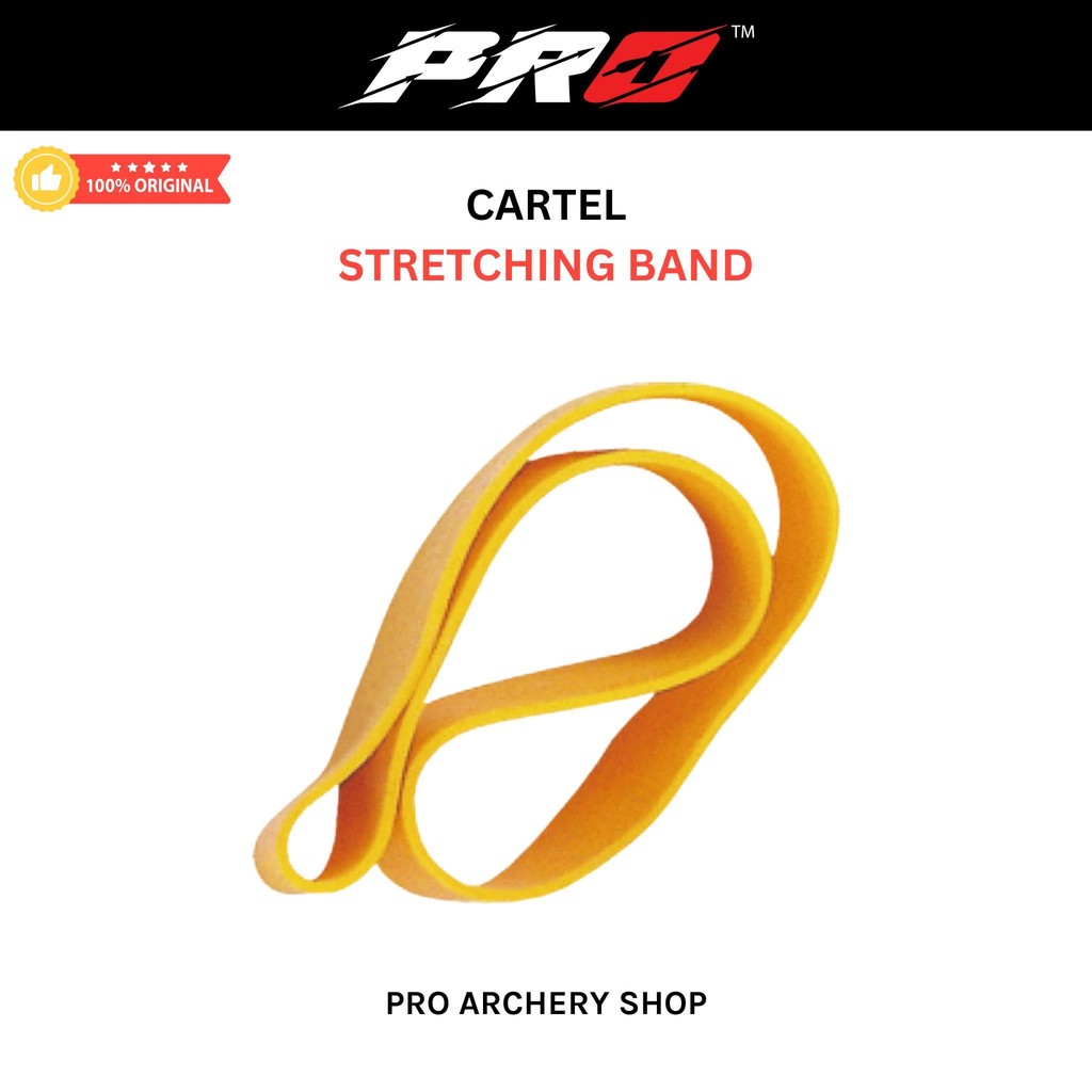CARTEL STRETCHING BAND - STRETCH BAND - KARET PEMANASAN BUSUR PANAHAN / ALAT PANAHAN