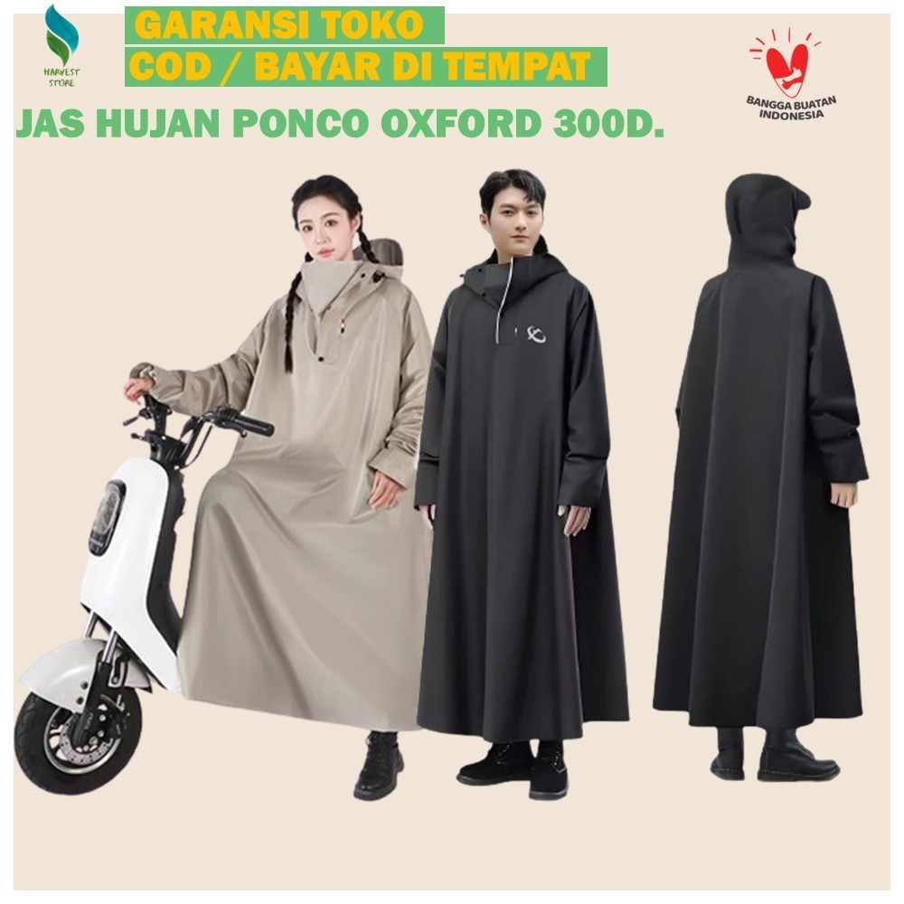 Jas Hujan Pria Wanita Jas Hujan Ponco Jas Hujan Pria Tebal Kualitas Bagus Raincoat Mantol C90